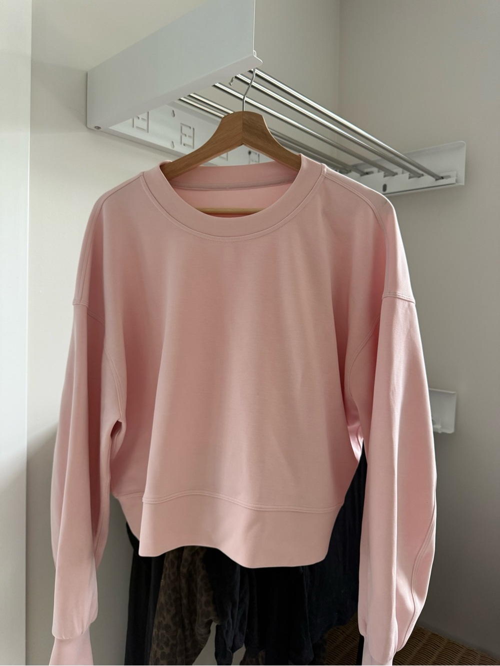 lululemon athletica Light Pink Crewneck Sweatshirt